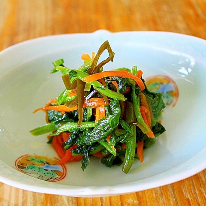 大根の葉*醤油漬け